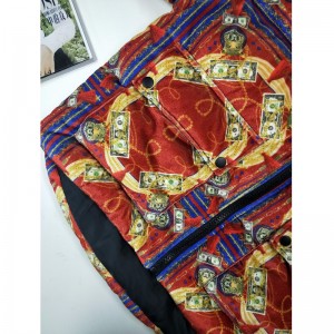 ΧΡΩΜΑΤΙΣΜΕΝΗ ΕΚΤΥΠΩΜΕΝΗ ΕΠΙΦΑΝΕΙΑ PUFFER LADIES RLWC0002