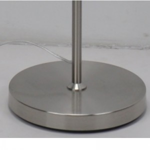 Φωτιστικό δαπέδου με μαύρη απόχρωση υφάσματος