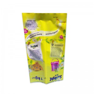 Τυπωμένη σακούλα συσκευασίας σκόνης συσκευασίας / συσκευασία απορρυπαντικών πλυντηρίων ρούχων / πλαστική συσκευασία θήκη