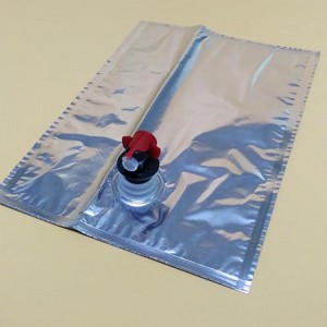 Φύλλο αλουμινίου 2L 5L 10L 15L 25L και καθαρό ασηπτικό σάκο στο κιβώτιο BIB για κρασί, λάδι, χυμό, γάλα, νερό