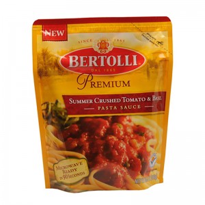 Υψηλή φραγμός ευέλικτη πλαστικοποιημένη αλουμινίου σάλτσα σάλτσα συσκευασίας πλαστική σακούλα