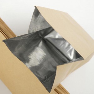 OEM Εργοστάσιο Τιμή Υψηλής Ποιότητας Side Gusset Τσάι Τσάντες Τσάντες Kraft Χάρτινες Τσάντες Συσκευασίας Τροφίμων