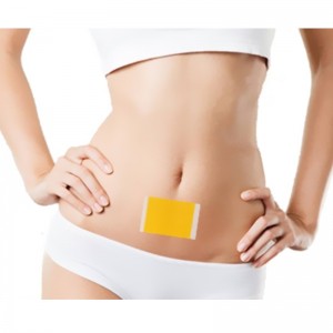 Μικρό κίτρινο λεπτό έμπλαστρο