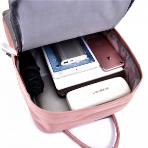 HD0827 - Προσαρμόσιμο παιδικό αδιάβροχο σακίδιο καμβά σχολείο