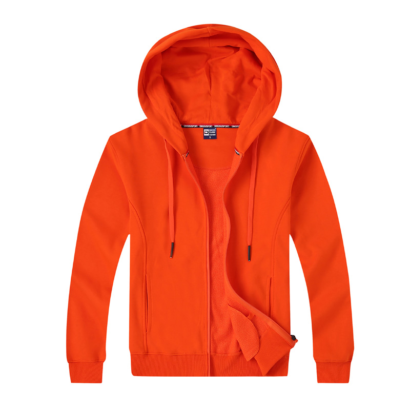 # 8027-Full-Zip LightWeight σακάκι Uni Colour Hooded