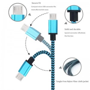 Καλώδιο δεδομένων με πλεγμένο νάυλον