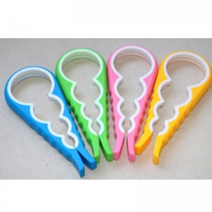 Ανοξείδωτο ανοιχτήρι πολυουρεθάνης τύπου σιλικόνης πολλαπλών λειτουργιών τεσσάρων σε ένα μπουκάλι ανοιχτήρι οικιακής ασφάλεια...