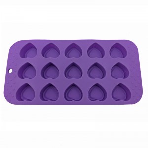 Γλυκιά αγάπη σιλικόνης σχήμα καρδιά σοκολάτας