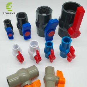 Βαλβίδα υψηλής πίεσης από PVC υψηλής πίεσης (Απλό άκρο, άκρη, άκρο σπειρώματος)