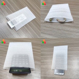 Προσαρμοσμένο διαφανές αδιάβροχο αδιάβροχο αντιστατικό σφουγγαράκι από αφρό PE PE μεμβράνη πάχυνσης διογκωμένη σακούλα από πολυα...