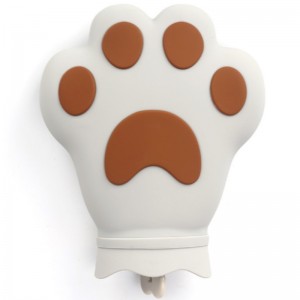 Σιλικόνη ζεστό νερό τσάντα μίνι αντι-έκρηξη μαλλί βελούδο ζεστό τσάντα