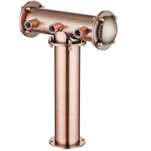 Τ σχήμα πύργος μπύρας με ατσάλινο ατσάλι