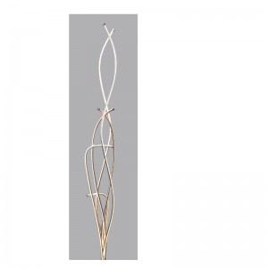 LED φωτιστικό δαπέδου με λουρίδα αλουμινίου