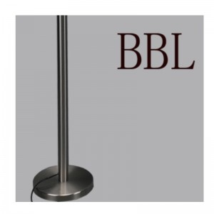 Μοντέρνο φωτιστικό δαπέδου LED με λουρίδα αλουμινίου