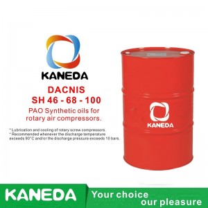 KANEDA DACNIS SH 32- 46 - 68 - 100 PAO Συνθετικά έλαια για συμπιεστές περιστροφικού αέρα.