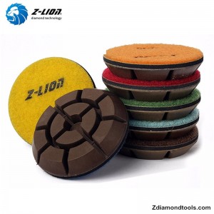 Z-LION ZL-16K Ρητίνη Wet Diamond στίλβωση Pads για σκυρόδεμα, έργα πέτρα