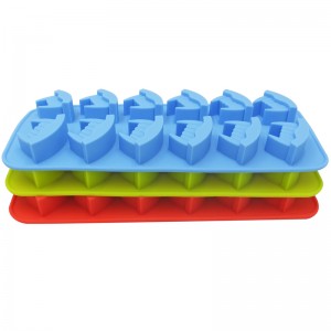 12 Αστεία Υφιστάμενη Μούχλα Σιλικόνης Μούχλα Σοκολάτας