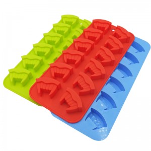 12 Αστεία Υφιστάμενη Μούχλα Σιλικόνης Μούχλα Σοκολάτας