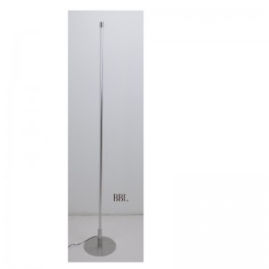 LED φωτιστικό δαπέδου με διακόπτη on / off στην κορυφή του λαμπτήρα