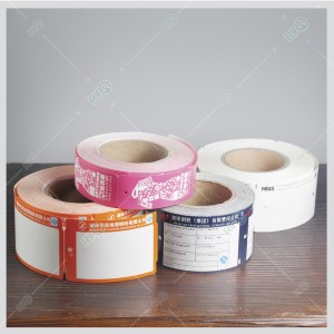 Χάλυβα Bar Hang Ετικέτες Υψηλής Θερμοκρασίας Υλικό συνθετικό χαρτί Pet