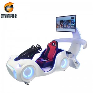 VR αυτοκίνητο αγωνιστικά παγκόσμια ζεστό πώληση θεματικό πάρκο εξοπλισμού τριών αξόνων