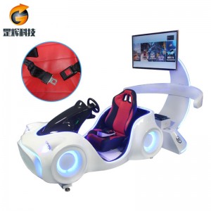 VR αυτοκίνητο αγωνιστικά παγκόσμια ζεστό πώληση θεματικό πάρκο εξοπλισμού τριών αξόνων