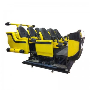 Νέος εξοπλισμός θεματικού πάρκου 6 dof πλατφόρμα κίνησης προσομοιωτή 9d διαστημόπλοιο 6 Θέσεις 9dvr Για οικογένεια