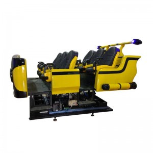 Νέος εξοπλισμός θεματικού πάρκου 6 dof πλατφόρμα κίνησης προσομοιωτή 9d διαστημόπλοιο 6 Θέσεις 9dvr Για οικογένεια