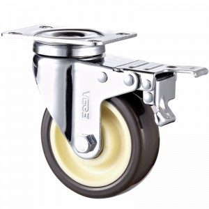 Μέτριο μέγεθος (πλάτωμα) με περίβλημα από χρώμιο με τροχό Blue Diamand TPE