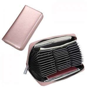 ["RFID δερμάτινη τσάντα προσαρμοσμένη μεγάλης χωρητικότητας ανδρών πορτοφόλι μακρά οργάνωση πολλαπλών καρτών τσάντα πιστωτικών κ...