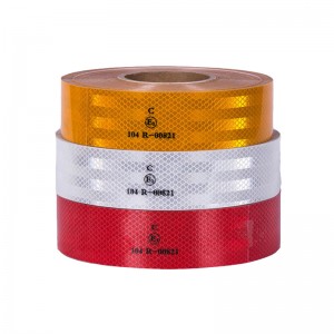 ["Κατασκευαστής αλουμίνιο κόκκινο και λευκό υψηλής ορατότητας αντανακλαστική οδική κυκλοφορία προσαρμοσμένο προειδοποιητικό σ...