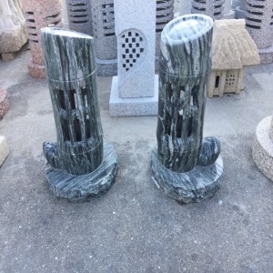 Πέτρινα φανάρια πέτρα γλυπτά και γλυπτά φυσικό καθαρό χειροποίητο μοναδικότητα