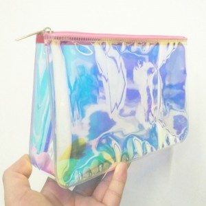 Ολογραφική τσάντα φερμουάρ PVC