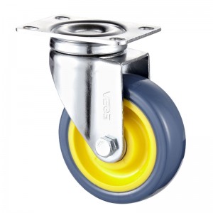 Μεσαίο καθήκον - Επιχρωμιωμένο περίβλημα με τροχό πορτοκαλί TPE 1