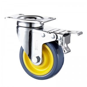 Μεσαίο καθήκον - Επιχρωμιωμένο περίβλημα με τροχό πορτοκαλί TPE 1