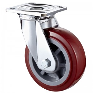 Heavy Duty - Επιχρωμιωμένο περίβλημα με μαύρο τροχό TPE1