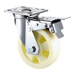 Heavy Duty - Επιχρωμιωμένο περίβλημα με μαύρο τροχό TPE4