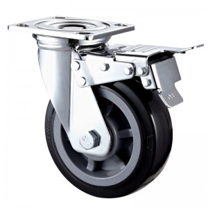 Heavy Duty - Επιχρωμιωμένο περίβλημα με μαύρο τροχό TPE8