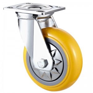 Heavy Duty - Επιχρωμιωμένο περίβλημα με μαύρο τροχό TPE9