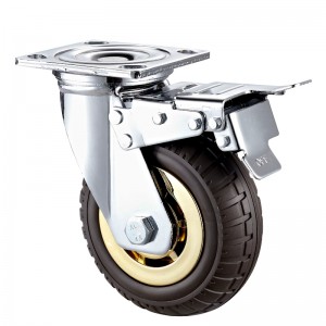 Heavy Duty - Επιχρωμιωμένο περίβλημα με μαύρο τροχό TPE11