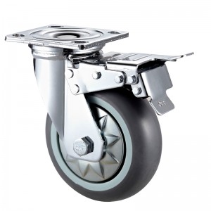 Heavy Duty - Επιχρωμιωμένο περίβλημα με μαύρο τροχό TPE13