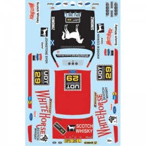 μοντέλο αυτοκινήτου μοτίβο διαφάνειας νερού