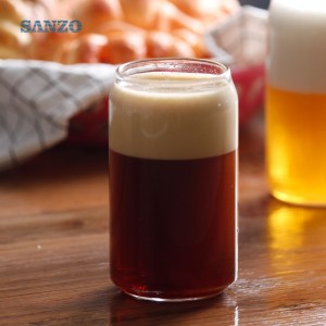 Sanzo μπουκάλι μπύρας 500ml κούπας μπύρα συνήθειας Beer κούκλες φτηνής Nonic γυάλινη μπύρα