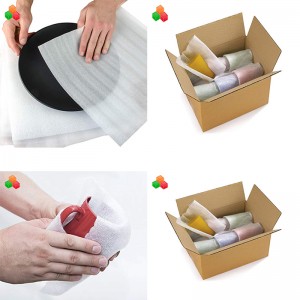 Προσαρμοσμένο προστατευτικό υλικό για τη συσκευασία αφρώδους κυλίνδρου από αφρώδες πλαστικό ενισχυμένο με πολυαιθυλένιο EPE για ...