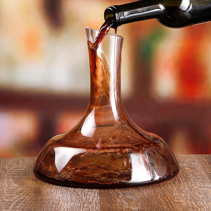 Ποιοτικός τύπος κρασιού Διακοσμητής Διακοσμητής Κόκκινο κρασί Carafe 2300ML Μολύβι ελεύθερος καθαριστής γυαλιού Superior Aerator κρασιού