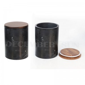 Σετ μαύρου μαρμάρου