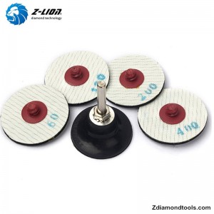 ZL-123ER 2-ιντσών γυαλί Roloc γυαλισμένο με ηλεκτρόλυση