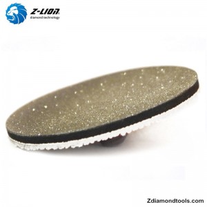 ZL-123ER 2-ιντσών γυαλί Roloc γυαλισμένο με ηλεκτρόλυση