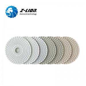 ZL-123CW ρητίνη σφραγισμένα μαξιλάρια στίλβωσης με διαμάντια για πέτρα χαλαζία