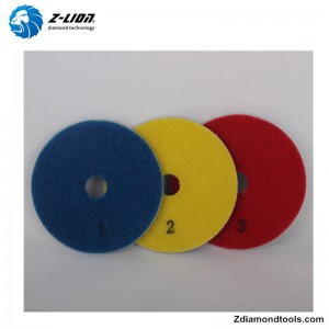ZL-123S 4 ίντσες μαξιλάρια στίλβωσης ρητίνη διαμαντένιο ρητίνη για πέτρινο εργαλείο